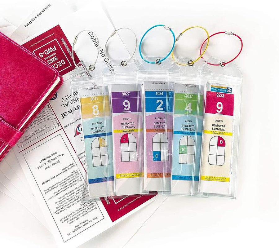 Cruise Luggage Tags for Royal Caribbean & Celebrity Cruise Essentials in 2023-2024