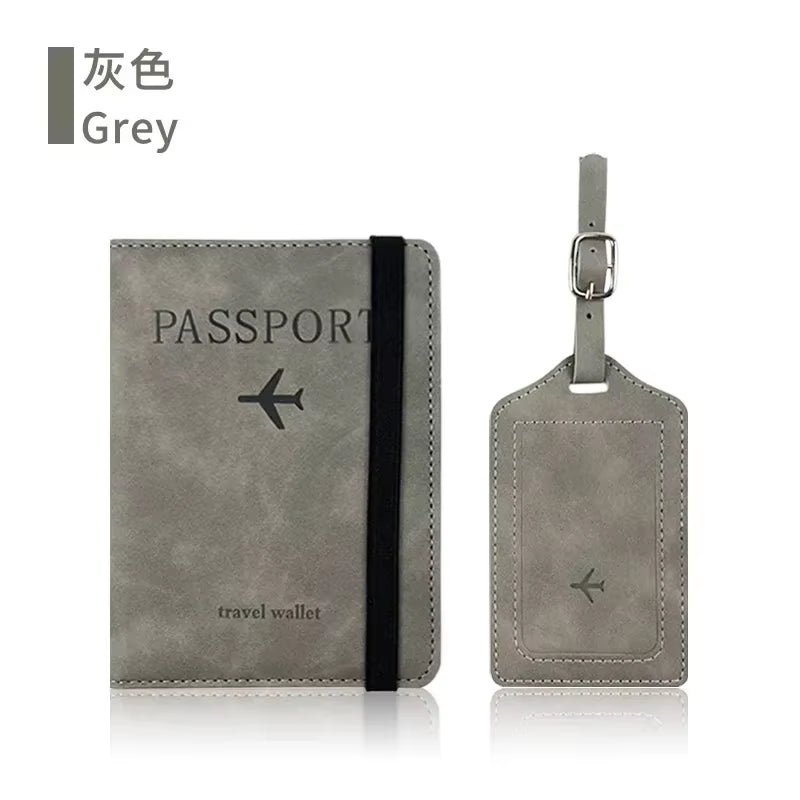 Rfid Blocking Protection Travel Passport Credit Holder Cover Case Business PU Leather Women Men Ticket Protective Accessories