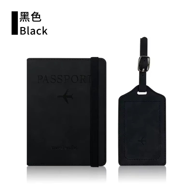 Rfid Blocking Protection Travel Passport Credit Holder Cover Case Business PU Leather Women Men Ticket Protective Accessories