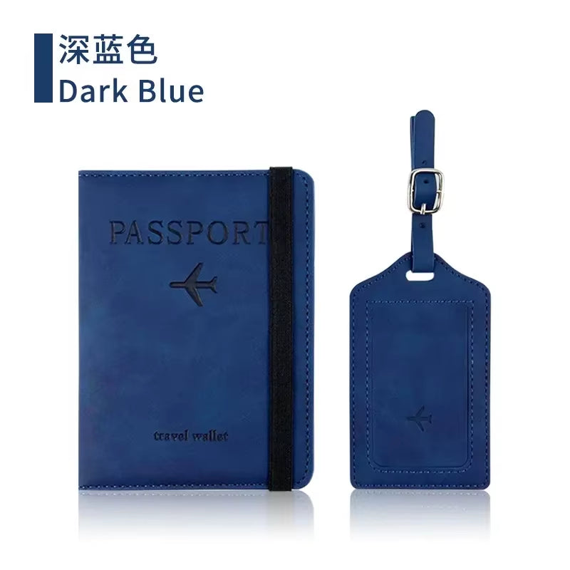 Rfid Blocking Protection Travel Passport Credit Holder Cover Case Business PU Leather Women Men Ticket Protective Accessories