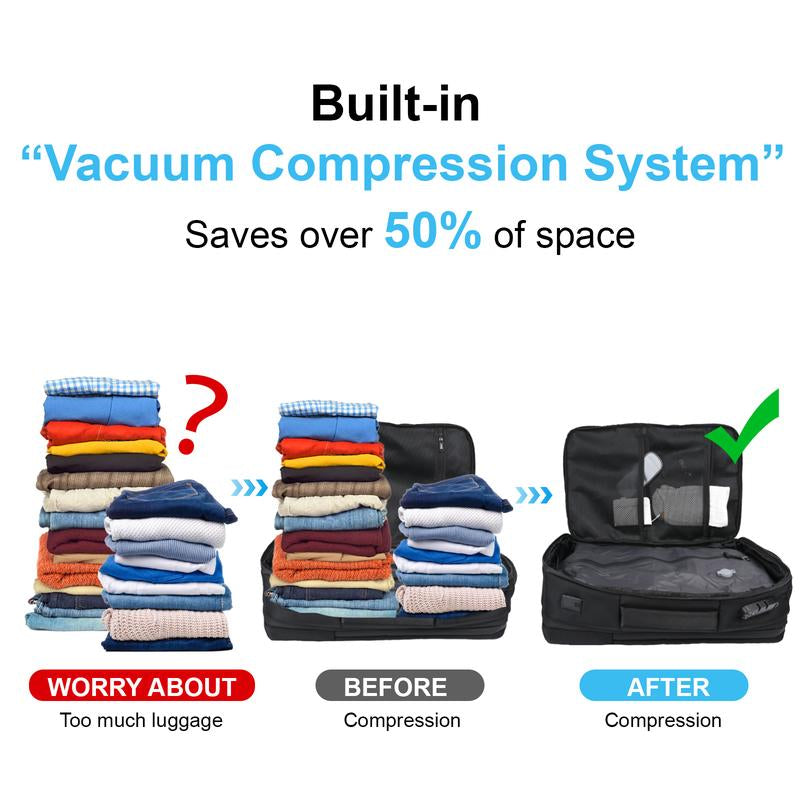 Vacuum Backpack Travel -  Vacuum Compression Bag with Air Pump